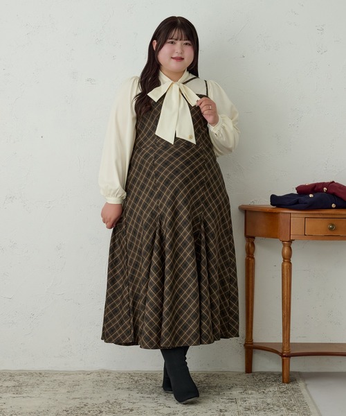 Louiosy（ルオシー） ブラウス シャツ 「大きいサイズ」チャーム付き