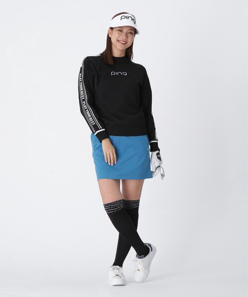 ニット セーター 「PING APPAREL」ロゴジャカードハイネックニット 「LADIES LINE」 (LADIES) レディース_4
