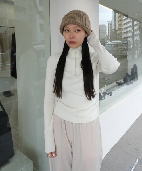ニット/セーター Halfzip Rib Knit TODAYFUL（トゥデイフル）の「Halfzip Rib Knit（ニット/セーター