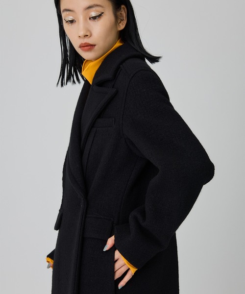 新品タグ付40%オフ【UNITEDTOKYO】チェスターコート（ブラック） 新品タグ付40%オフ【UNITEDTOKYO】チェスターコート（ブラック