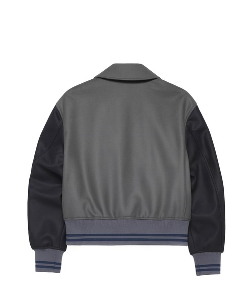 スタジャン 「FACTOTUM」 SUPER110`s Melton Stadium blouson メンズ レディースの画像