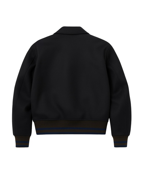スタジャン 「FACTOTUM」 SUPER110`s Melton Stadium blouson メンズ レディースの画像