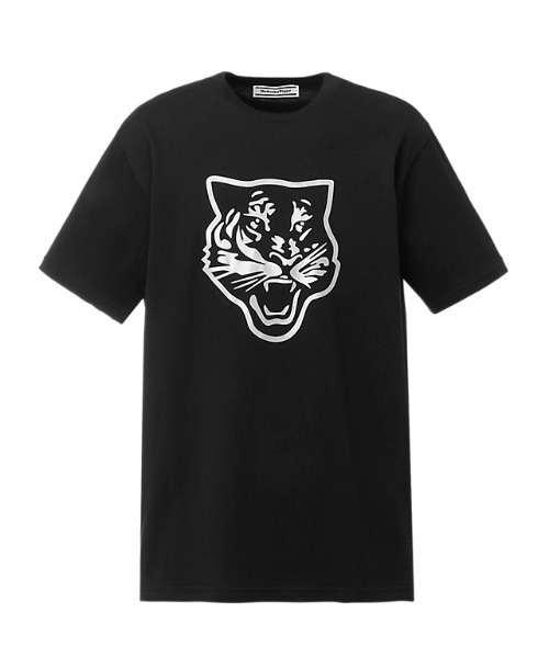 「Onitsuka Tiger」 半袖Tシャツ M ホワイト×シルバー レディース_画像5