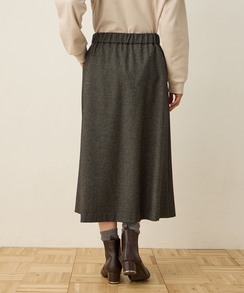 黒 フレアスカート ポケット付き Tiaclasse スカート ポケットフレアスカート : ZOZOTOWN Yahoo!店