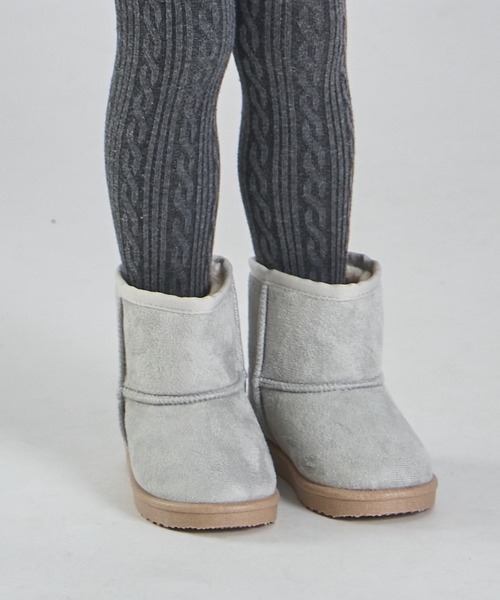 pairmanon（ペアマノン） ブーツ 「撥水」ワンポイント刺繍 フェイク