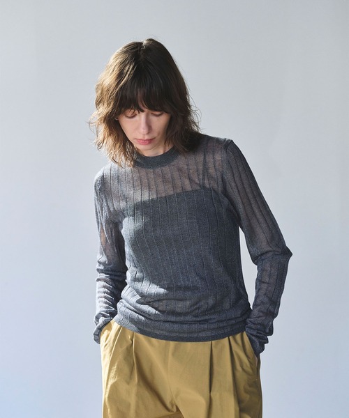 N.O.R.C 長袖ニット フリー グレー レディース : ZOZOTOWN Yahoo!店