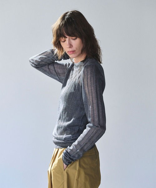 3756 N.O.R.C 長袖ニット N.O.R.C 長袖ニット フリー グレー レディース : ZOZOTOWN Yahoo!店