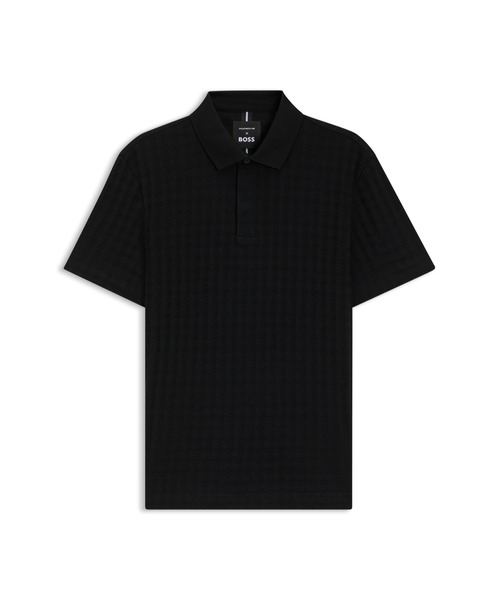BOSS（HUGO BOSS） ポロシャツ 半袖 Porsche x BOSS ハウンドトゥース