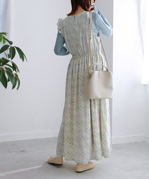 「Crisp」 ノースリーブワンピース FREE ミント レディース_画像5