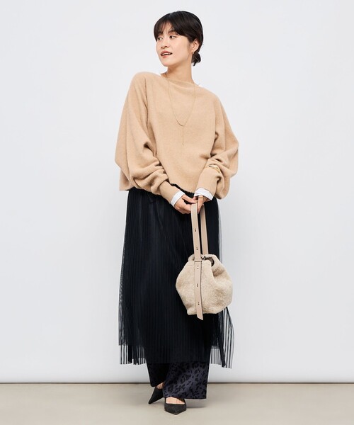 Rie Miller（リエミラー） ワンピース ウォッシャブルチュールキャミ