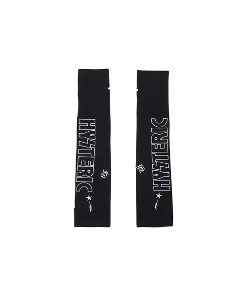 ☆hysteric glamour アームウォーマー新品☆ HYSTERIC GLAMOUR アームカバー ロゴ刺繍 アームウォーマー レディース