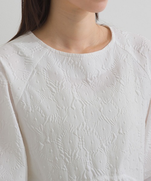 「terrace」 7分袖ブラウス MEDIUM ブラック レディース_画像9