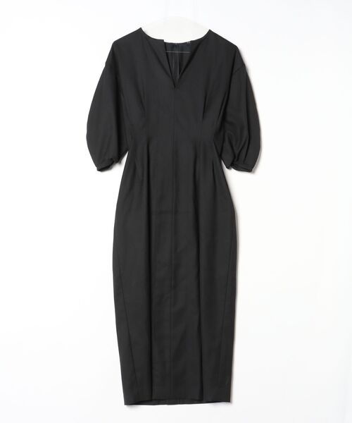 新品タグ付き VELMEIL par IENA ワンピース VERMEIL par iena（ヴェルメイユパーイエナ） 7分袖ワンピース 38