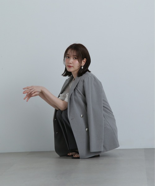 「N.（N. Natural Beauty Basic）」 テーラードジャケット MEDIUM ネイビー レディース_画像5