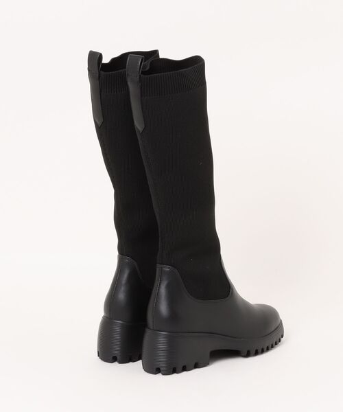 EVOL（イーボル） ブーツ 「S-LLサイズ展開・軽量」ニットロングブーツ