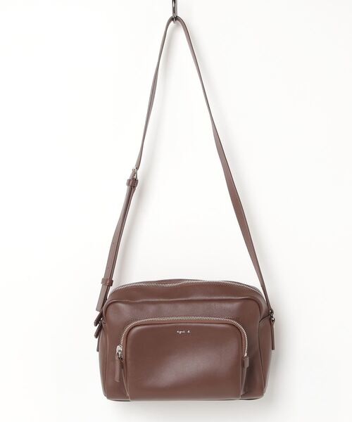 agnes b.（アニエスベー） ショルダーバッグ FREE ブラウン レディース