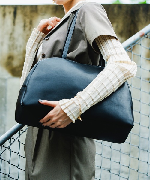 ボストンバッグ 「LA MARGE」「本革 / A4対応」レザー ラウンド