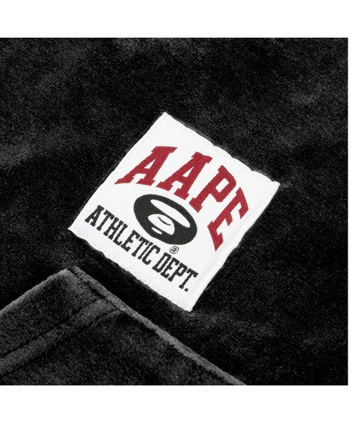 「AAPE BY A BATHING APE」 ジップアップパーカー LARGE ネイビー メンズ_画像8