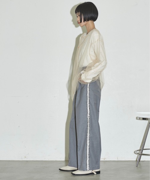 「THE YOn」 スラックス S グレー レディース_画像5