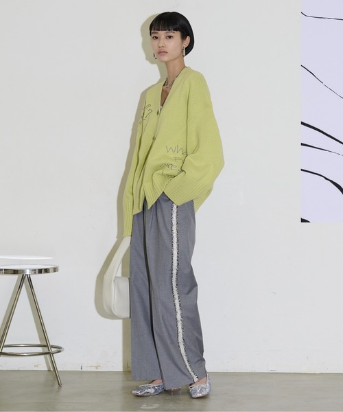 「THE YOn」 スラックス S グレー レディース_画像7