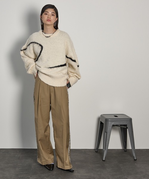 「THE YOn」 スラックス S グレー レディース_画像9