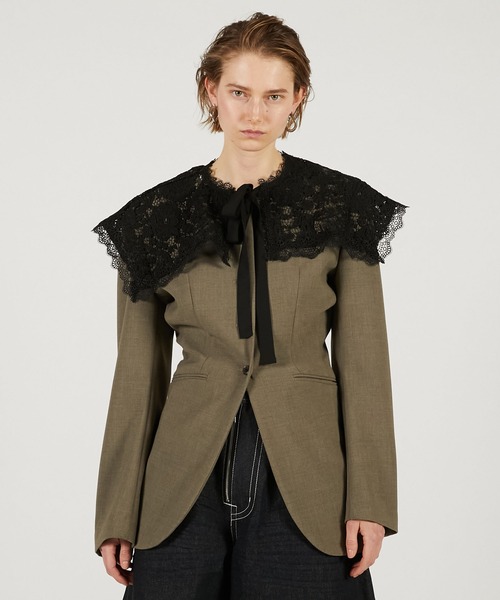 PRANK PROJECT（プランクプロジェクト） つけ襟 付け襟 スクエアレース