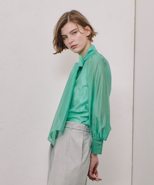 「allureville」 長袖ブラウス 2 ブラック レディース_画像3