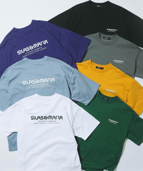 「SILAS」 半袖Tシャツ M チャコール メンズ_画像9
