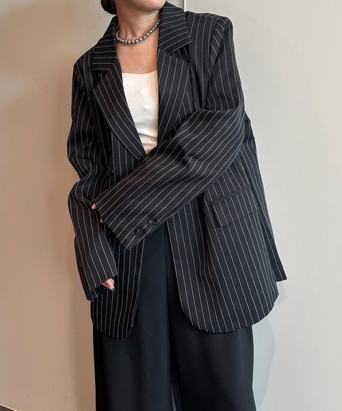 「solleim」 テーラードジャケット M ブラック レディース_画像7