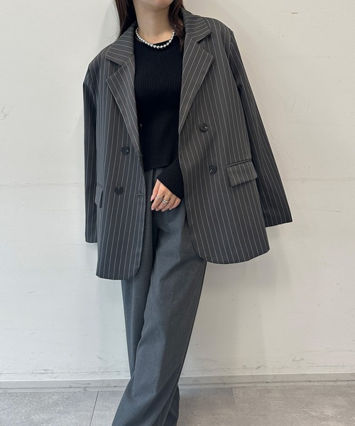 「solleim」 テーラードジャケット M ブラック レディース_画像9