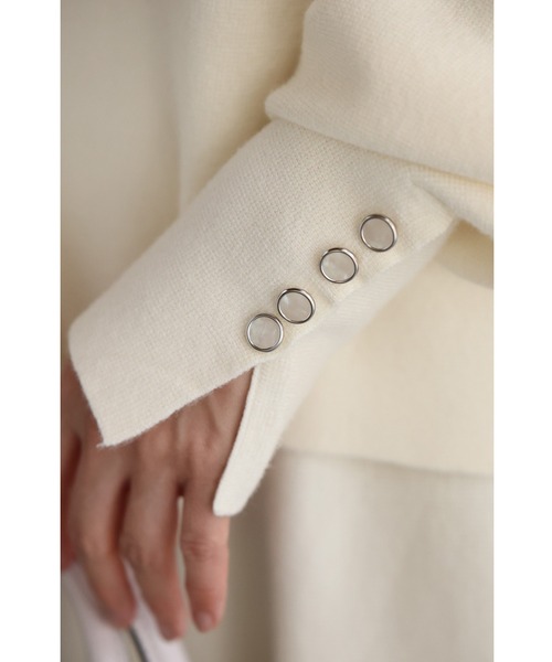 「CAWAII」 長袖ニット FREE アイボリー レディース_画像5