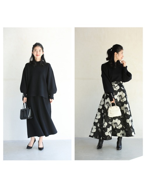 「CAWAII」 長袖ニット FREE アイボリー レディース_画像6