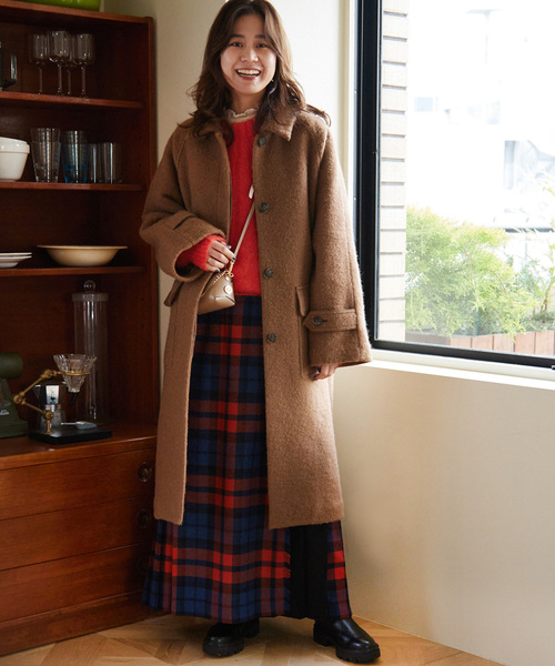 JOURNAL STANDARD relume」 ステンカラーコート 38 グリーン 