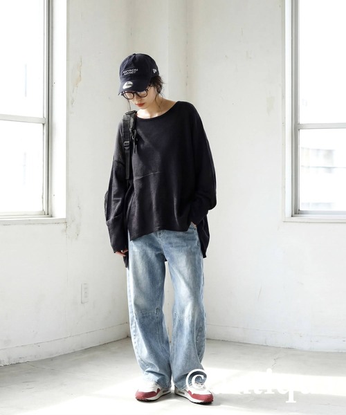 antiqua（アンティカ） ニット セーター 変形 ニットトップス