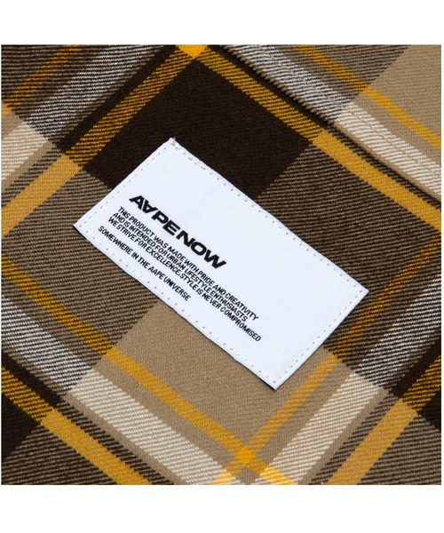 「AAPE BY A BATHING APE」 長袖シャツ LARGE ブルー系その他6 メンズ_画像5