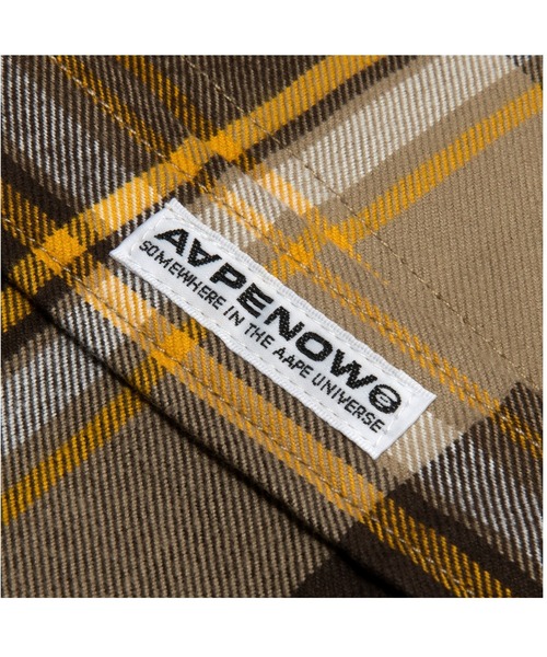 「AAPE BY A BATHING APE」 長袖シャツ LARGE ブルー系その他6 メンズ_画像7