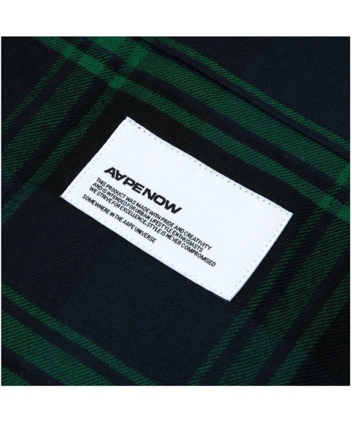 「AAPE BY A BATHING APE」 長袖シャツ LARGE ブルー系その他6 メンズ_画像9