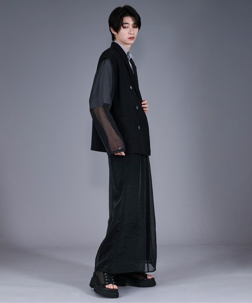 「Ellno Loset」 テーラードジャケット MEDIUM グレー メンズ_画像7