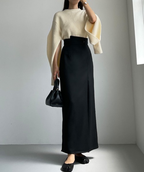 「Louere」 ロングスカート X-LARGE ブラック系その他 レディース_画像6