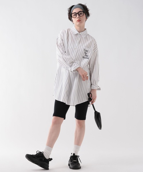 George's チュニック ストライプ刺繍チュニック : ZOZOTOWN Yahoo!店