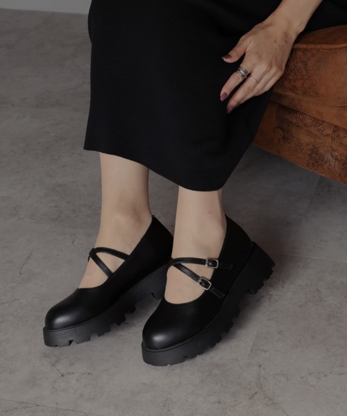 「VIVIAN」 シューズ S ブラック レディース_画像5