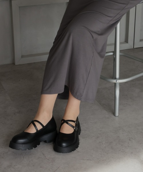 「VIVIAN」 シューズ S ブラック レディース_画像6