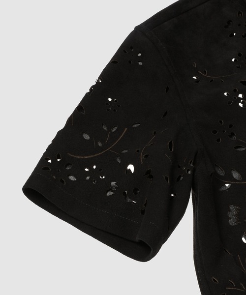 シャツ BANDANA HOLE LEATHER HALF SLEEVE SHIRT メンズ レディースの画像