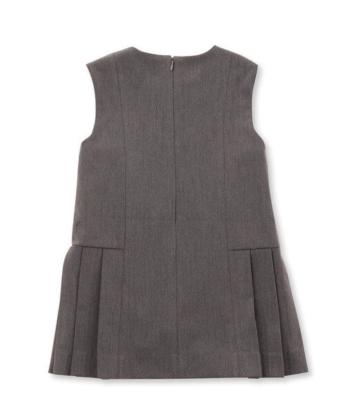 「BeBe Petits Pois Vert」 「KIDS」ノースリーブワンピース 130cm ネイビー キッズ_画像8