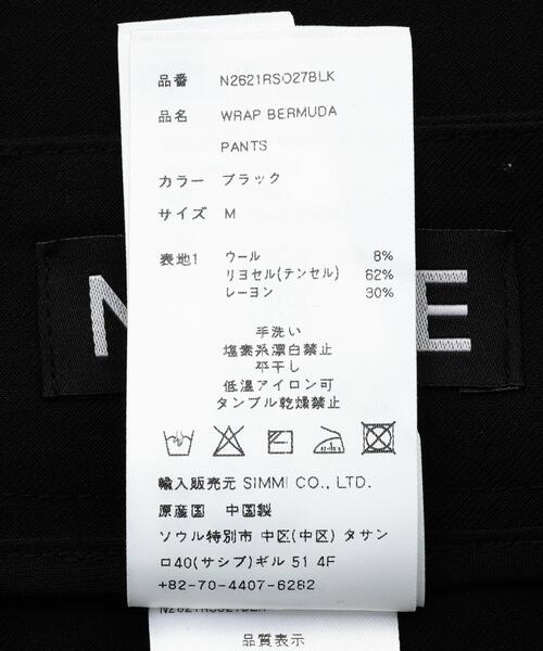 スカート NACHE/ナチェ/WRAP BERMUDA PANTSの画像