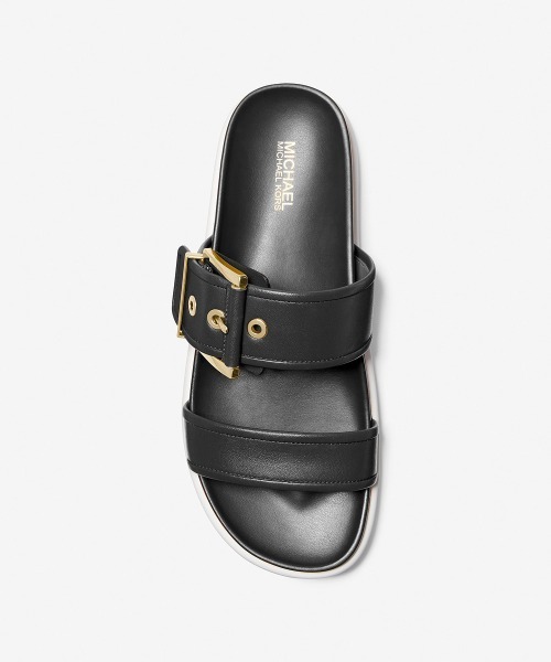 MICHAEL KORS ブラックサンダル MICHAEL KORS（マイケルコース） フラットサンダル 6 ブラック