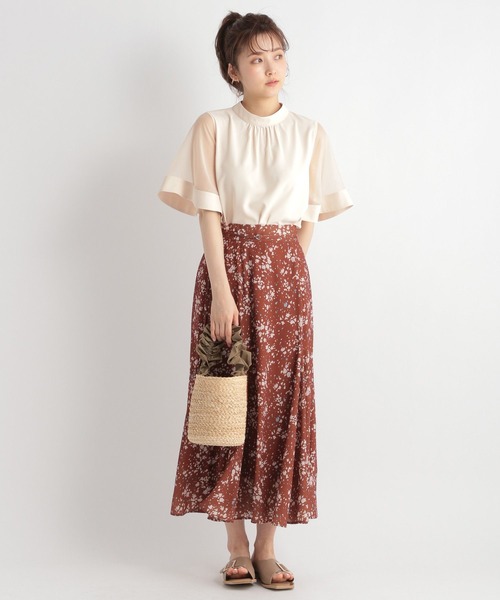 「Andemiu」 半袖ブラウス FREE ブラック レディース_画像4