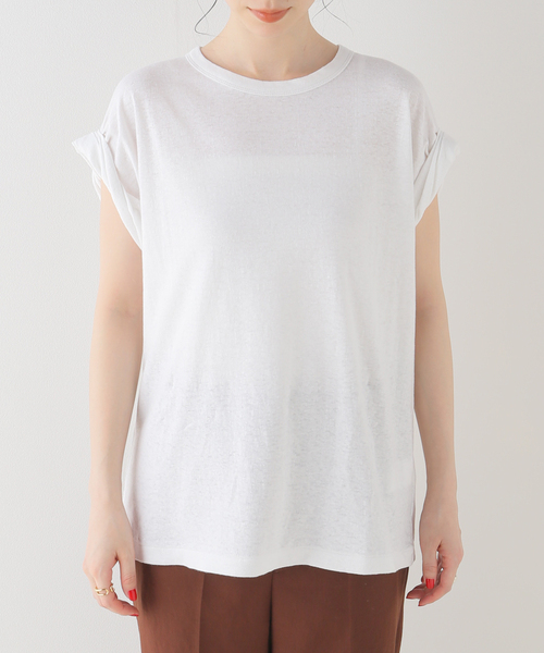 「Plage」 半袖Tシャツ FREE ホワイト レディース_画像5