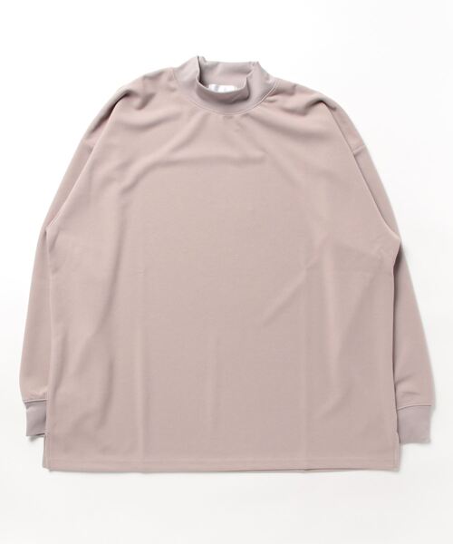 「AH ABAHOUSE」 長袖Tシャツ 48 グレイッシュベージュ メンズ_画像2