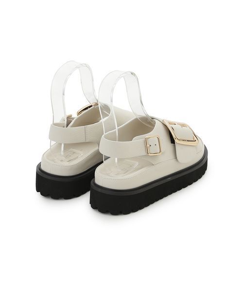 ✨美品✨✨MOHI✨ 厚底サンダル　可愛い　オフホワイト　37 FRAY I.D（フレイ・アイディー） 厚底 サンダル 「MOHI」ビッグ